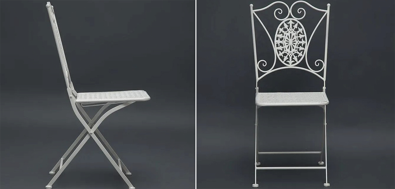 Стул Forged Patterns Eline White Стул Forged Patterns Eline White - Loft-Concept в Перми