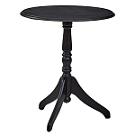 Стол кофейный круглый из массива березы в стиле прованс Vintage варинант исполнения - 1 | Loft Concept в Перми