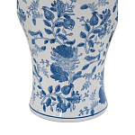 Ваза фарфоровая высокая с синими цветочными мотивами Independence варинант исполнения - 3 | Loft Concept в Перми