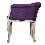 Кресло низкое в стиле прованс Louis French Armchair purple flax варинант исполнения - 2 | Loft Concept в Перми