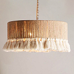 Люстра круглая плетеная с кисточками Solar Glow варинант исполнения - 9 | Loft Concept в Перми