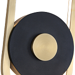 Бра с овальной рамой цвета латунь Midnight Orbit варинант исполнения - 1 | Loft Concept в Перми