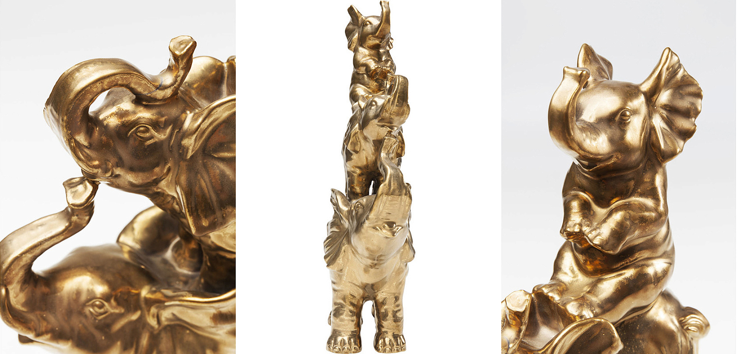 Статуэтка Family of Golden Elephants Статуэтка Family of Golden Elephants - Loft-Concept в Перми