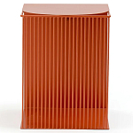 Оранжевый приставной стол из металла Lattice варинант исполнения - 2 | Loft Concept в Перми