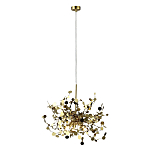 Подвесной светильник с металлическими круглыми элементами Terzani Argent варинант исполнения - 6 | Loft Concept в Перми