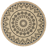 Ковер круглый из комбинированного состава Fantasy варинант исполнения - 1 | Loft Concept в Перми