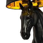 Horse Statue Floor Lamp Большой светильник Черная Лошадь варинант исполнения - 1 | Loft Concept в Перми