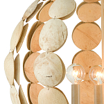 Люстра в форме шара с декором из круглых декоративных элементов Texture Discs варинант исполнения - 1 | Loft Concept в Перми