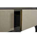 Консоль тёмно-коричневого цвета с 2-мя ящиками Gladstone варинант исполнения - 4 | Loft Concept в Перми