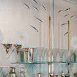 Обои ручная роспись Jakuchu Original colourway on Tarnished Silver gilded paper варинант исполнения - 1 | Loft Concept в Перми