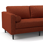 Мебельная ткань Шенилл терракотовый цвет 138 см T4-44 варинант исполнения - 1 | Loft Concept в Перми