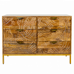 Комод с выдвижными ящиками и фактурным фасадом Termite варинант исполнения - 1 | Loft Concept в Перми