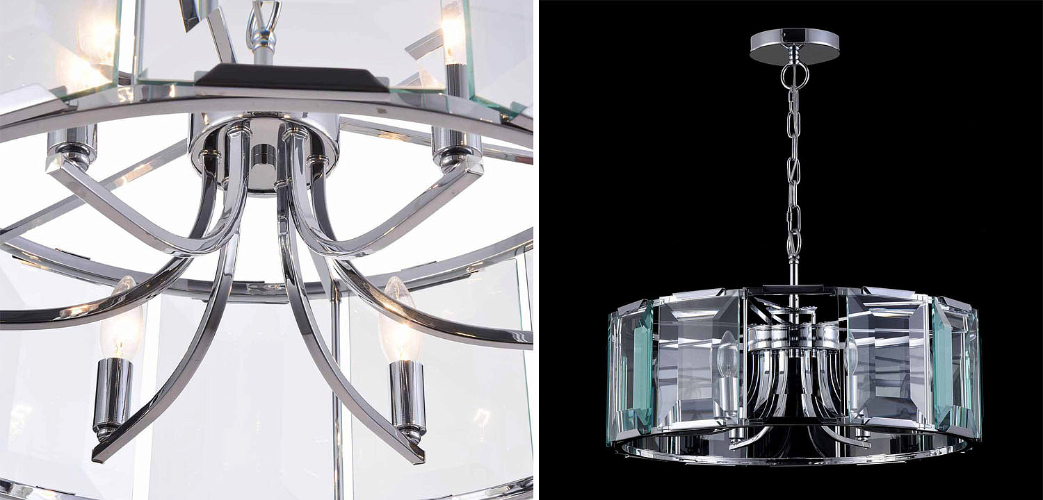 Люстра Harlow Crystal Round Chandelier chrome 6 Люстра Harlow Crystal Round Chandelier chrome 6 - Loft-Concept в Перми