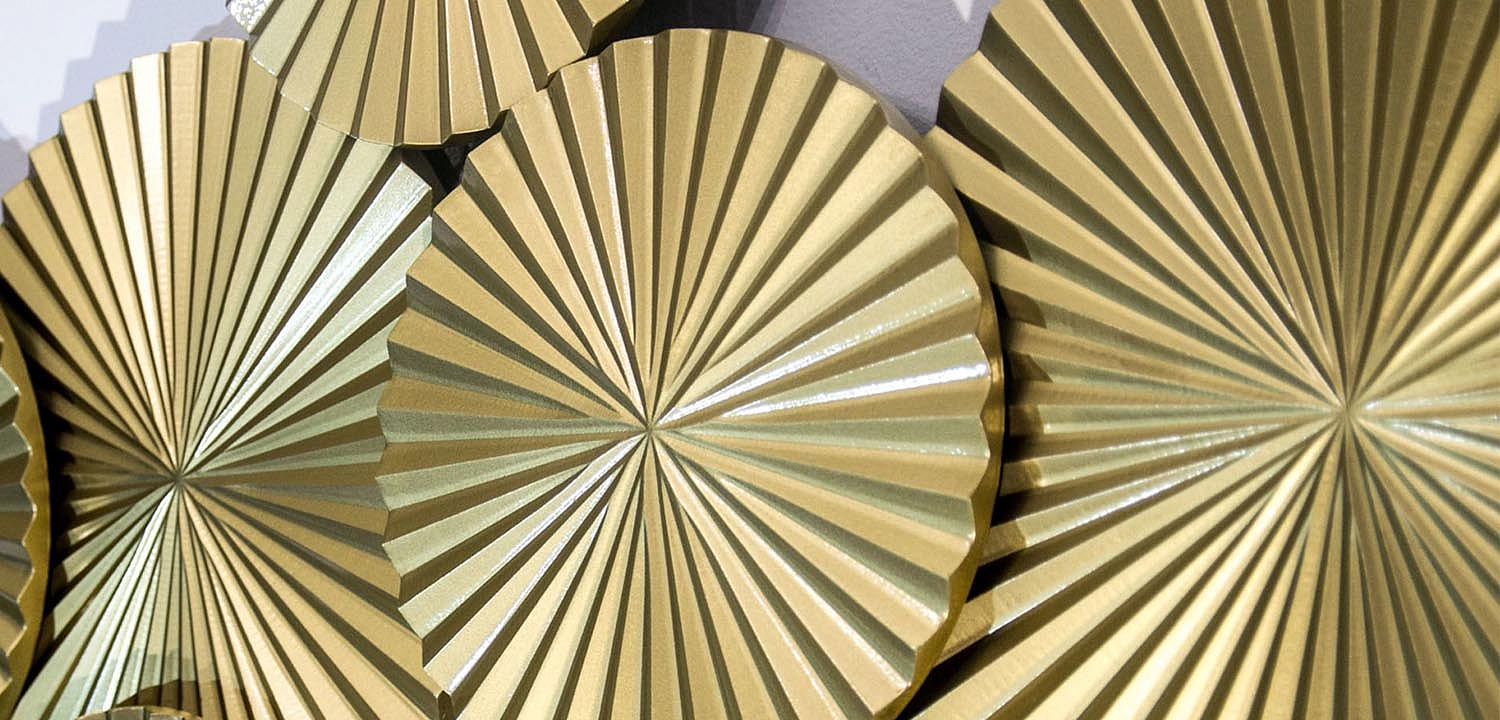 Арт-объект Apollo Gold Wall Plaque Disc 11 Арт-объект Apollo Gold Wall Plaque Disc 11 - Loft-Concept в Перми