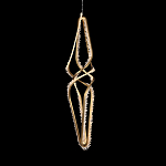 Подвесной светильник с декоративными элементами в виде кристаллов Smooth Shine варинант исполнения - 2 | Loft Concept в Перми