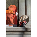 Настольное дизайнерское зеркало Poltronova Vanitas Rosso Franci Mirror and Photo Holder варинант исполнения - 4 | Loft Concept в Перми