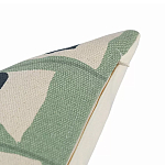 Подушка декоративная зеленого цвета с геометрическим рисунком Divine Abstractions варинант исполнения - 3 | Loft Concept в Перми