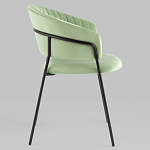 Стул в велюре фисташкового цвета Horizon варинант исполнения - 2 | Loft Concept в Перми