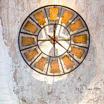 Часы настенные из металла в стиле лофт Clock with History варинант исполнения - 2 | Loft Concept в Перми