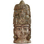 Арт-объект на стену Маска из массива акации Acacia Mask варинант исполнения - 4 | Loft Concept в Перми