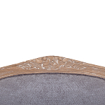 Кресло Ava Classical Armchair brown and grey velour варинант исполнения - 5 | Loft Concept в Перми