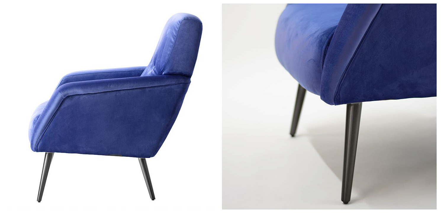 Кресло Diaspro Chair blue Кресло Diaspro Chair blue - Loft-Concept в Перми