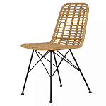 Стул с ротанговым плетением Wicker Stool без подлокотников варинант исполнения - 4 | Loft Concept в Перми