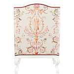 Кресло из массива бука бежевое с растительным орнаментом Raffael Beige Floral Armchair варинант исполнения - 2 | Loft Concept в Перми