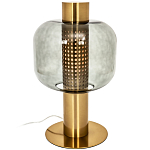 Настольная лампа со стеклянным плафоном Elario Metal Glass Table Lamp варинант исполнения - 1 | Loft Concept в Перми