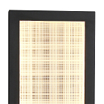 Светодиодное прямоугольное бра из металла черного цвета Lattice Lux варинант исполнения - 6 | Loft Concept в Перми