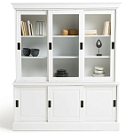 Витрина из массива сосны Cobbett White Wood Showcase варинант исполнения - 2 | Loft Concept в Перми