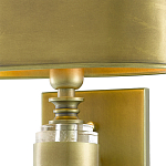 Бра с овальным абажуром на прозрачном основании Masculinity варинант исполнения - 1 | Loft Concept в Перми