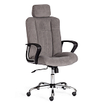 Кресло компьютерное City Chair хром флок варинант исполнения - 2 | Loft Concept в Перми