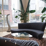 Дизайнерский журнальный стол в виде раковины с жемчужиной под прозрачной столешницей Fahin варинант исполнения - 4 | Loft Concept в Перми