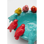 Декоративное дизайнерское блюдо разноцветные попугаи  варинант исполнения - 2 | Loft Concept в Перми