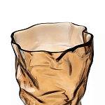 Ваза стеклянная фактурная Crumpled Vase 32 см варинант исполнения - 2 | Loft Concept в Перми