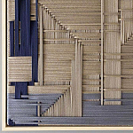 Аксессуар Геометрическая абстракция Figurative Beige Wall Hangings варинант исполнения - 1 | Loft Concept в Перми