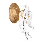 Бра с прозрачной стеклянной фигуркой птички Serip Voa варинант исполнения - 3 | Loft Concept в Перми