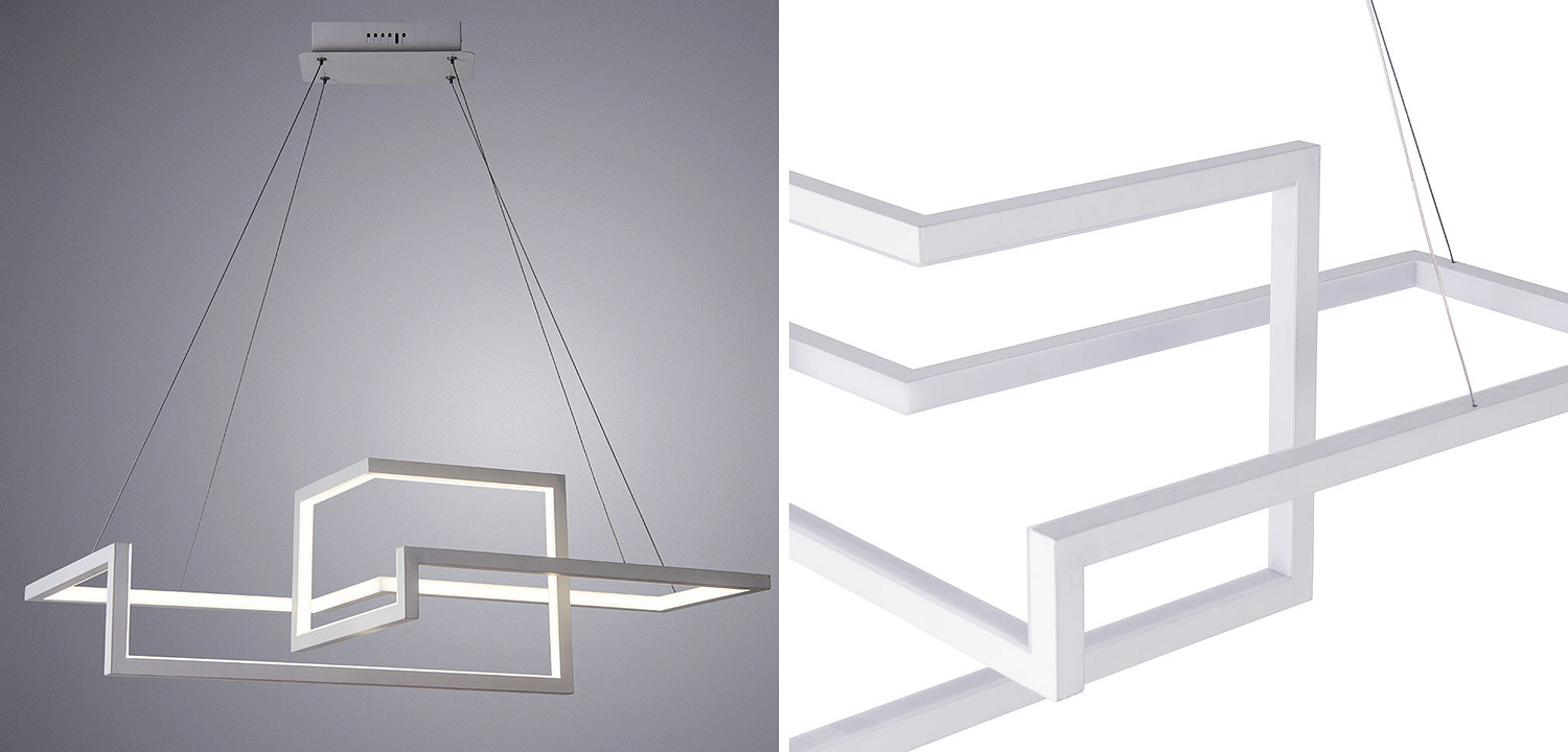 Люстра Esther Geometric White Chandelier II Люстра Esther Geometric White Chandelier II - Loft-Concept в Перми