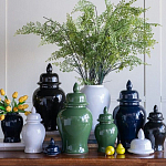 Ваза с крышкой однотонная Высота 48 см Chinoiserie Ceramics варинант исполнения - 6 | Loft Concept в Перми