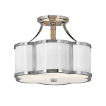 Потолочный светильник с декоративными заклепками Hinkley  варинант исполнения - 11 | Loft Concept в Перми