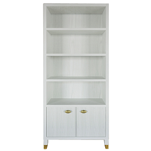 Книжный Стеллаж Elsa Dreams White с задней стенкой