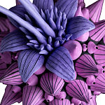 Статуэтка тропический фрукт Tropical Fruit Alien Blue Tulip варинант исполнения - 2 | Loft Concept в Перми