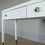 Туалетный стол - Трельяж Elsa Dreams White 120 см варинант исполнения - 3 | Loft Concept в Перми