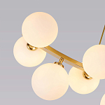 Люстра подвесная с белыми лампами в форме шара Felicitat варинант исполнения - 3 | Loft Concept в Перми