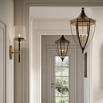 Подвесной светильник в форме фонаря чёрного цвета Black Lantern варинант исполнения - 3 | Loft Concept в Перми