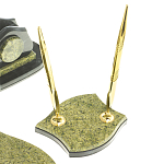 Настольный письменный набор из змеевика из 7-ми элементов Successful Leader варинант исполнения - 8 | Loft Concept в Перми