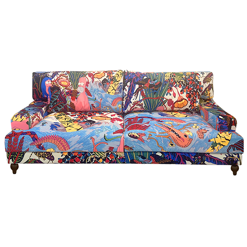 Премиальный Акцентный Диван Simpsons in Paradise Pop Art Sofa Мульти Премиальный Акцентный Диван Simpsons in Paradise Pop Art Sofa Мульти в Перми | Loft Concept