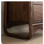 Вешалка деревянная с 2- мя ящиками Moon Walnut Furniture варинант исполнения - 10 | Loft Concept в Перми