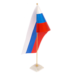 Флагшток на подставке из натурального камня Stone Flagpole варинант исполнения - 1 | Loft Concept в Перми